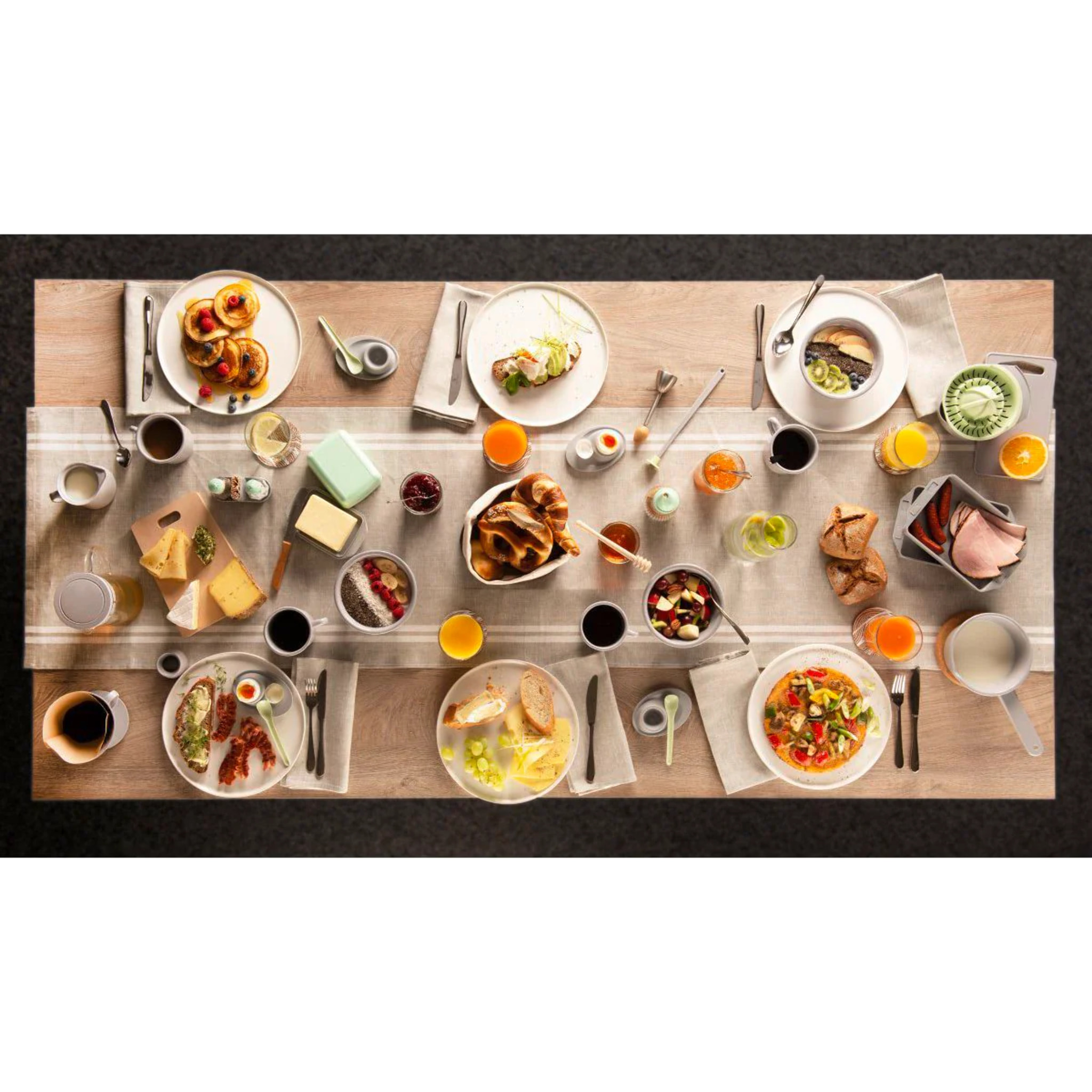 Lot de 4 cuillères à œuf Fackelmann Nature