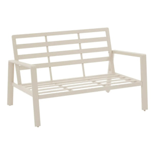 Canapé de jardin Luzane 2 places argile