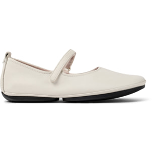 Ballerini - CAMPER Right Nina - Bianco - Pelle liscia