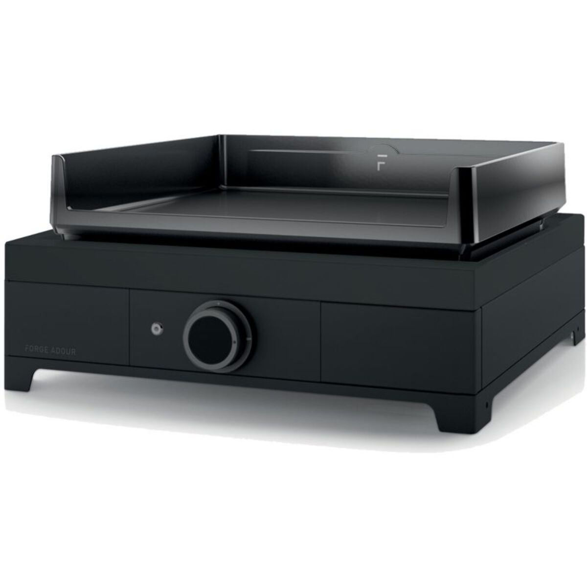 Plancha électrique FORGE ADOUR Modern E 45 A N fonte émaillée à poser, 43.5x42 cm