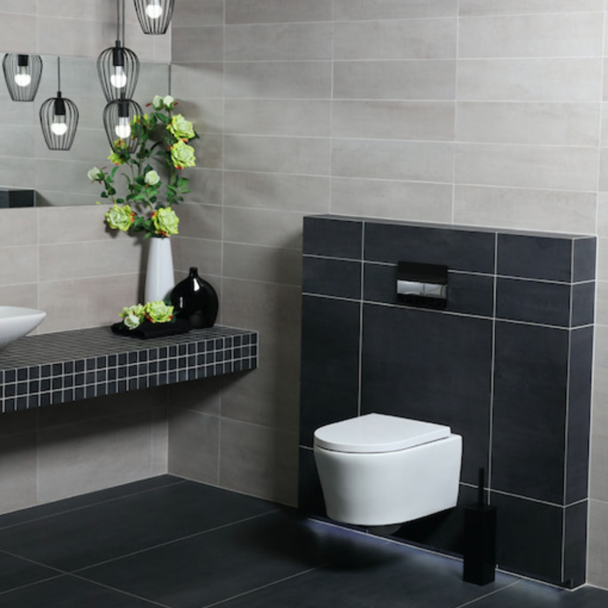 Pack WC bâti ECO 2L Swiss Aqua Technologies + WC suspendu Swiss Aqua Technologies + plaque blanc / chrome (STESTBRWR03-FR)