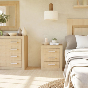 Mesita de noche Kira Tofe - Textil