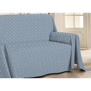 Telo Arredo Multiuso Copritutto 100% Cotone Scotty Azzurro