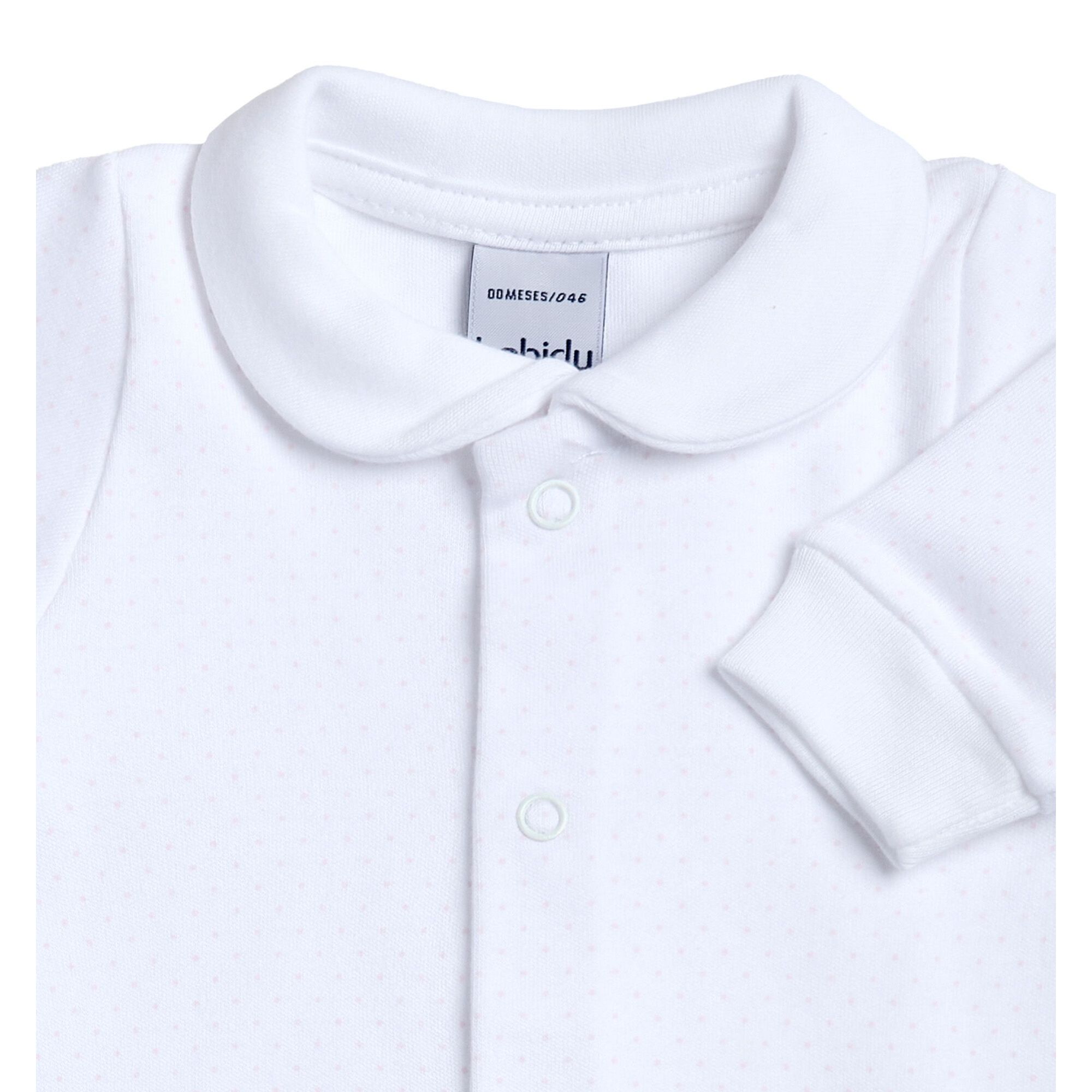 Pelele Est. Cont. Topitos Rosa Talla 1