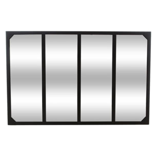Miroir d'atelier "Lola" noir 116x76cm