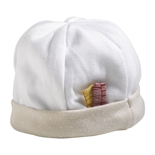 Bonnet de naissance en coton