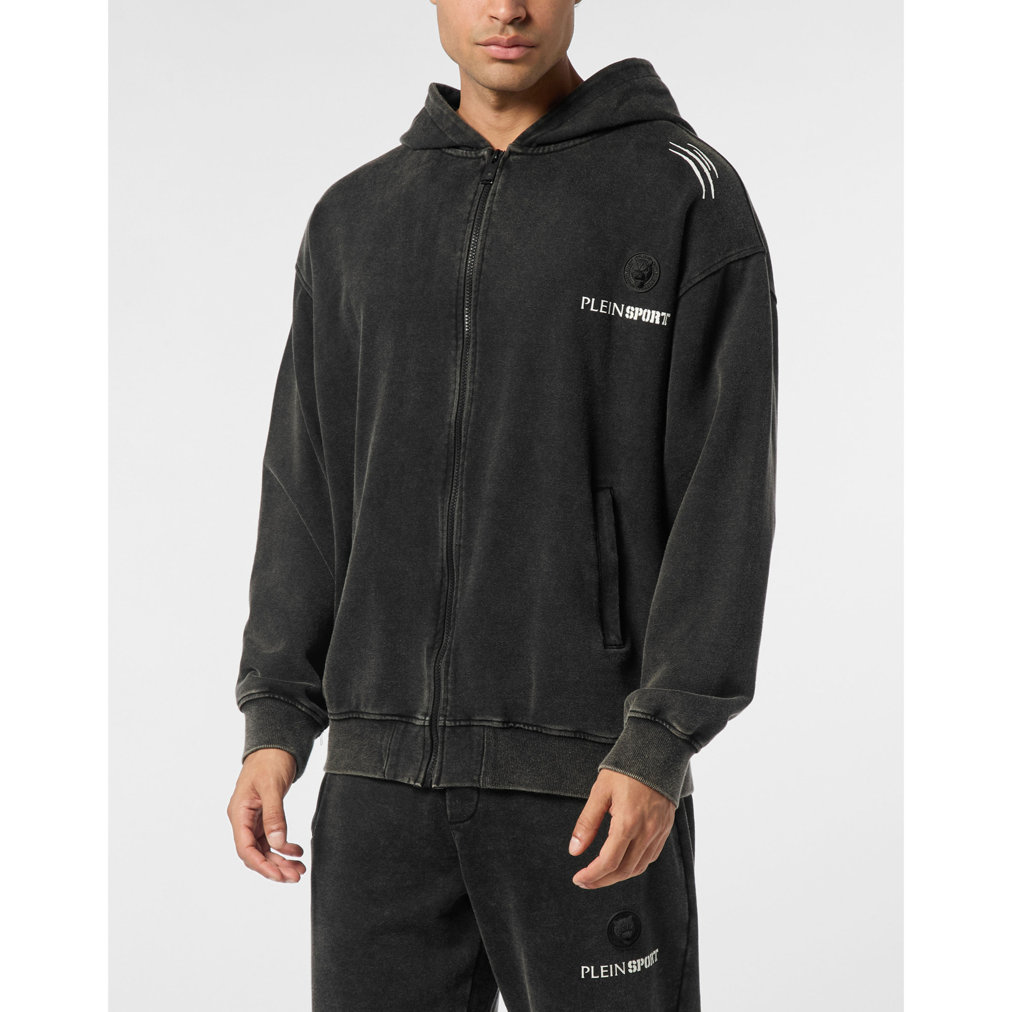 PLEIN SPORT Felpa Con Cappuccio