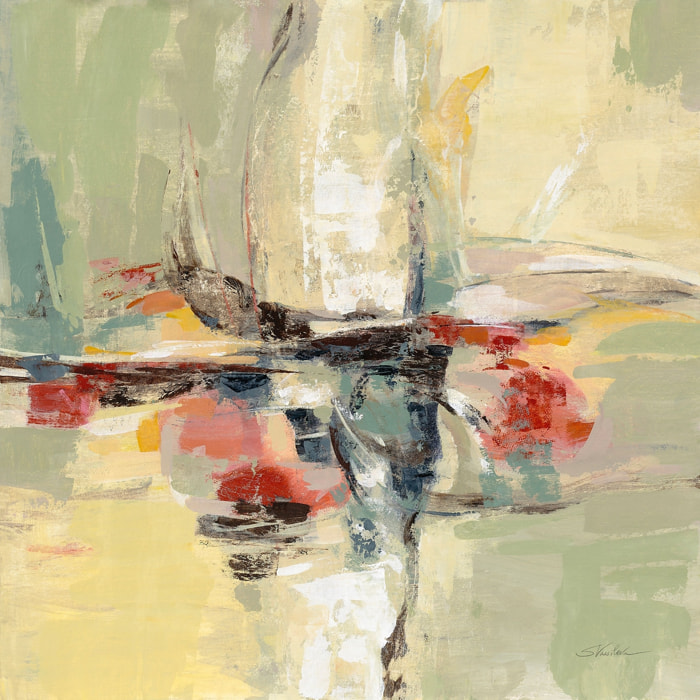 Tableau abstrait Ambiance des îles Tableau alu Dibond