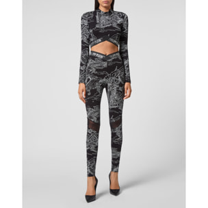 PHILIPP PLEIN Sport Leggings TATTOO