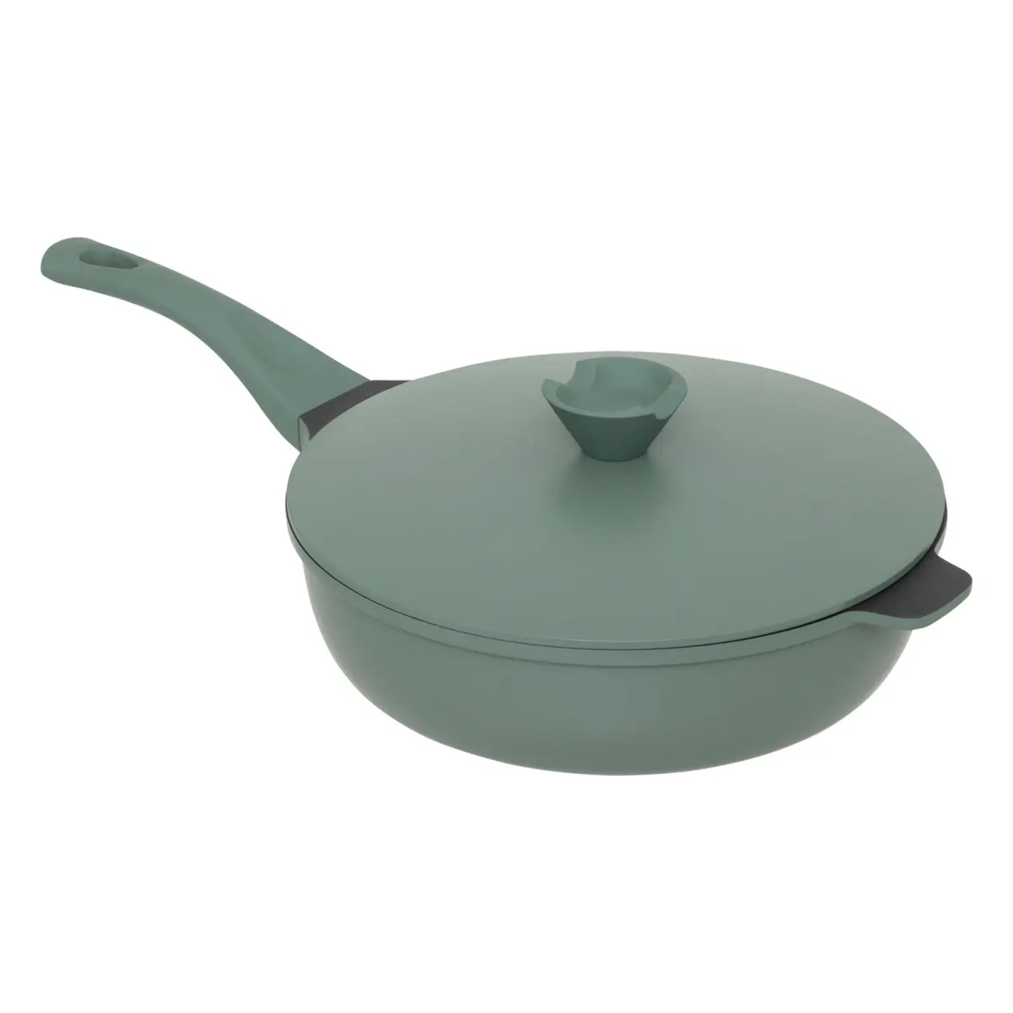 Sauteuse D28cm en fonte d aluminium vert