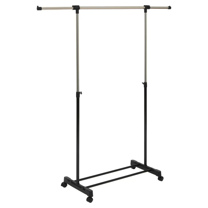 Portant à vêtements à roulettes simple "Icare"