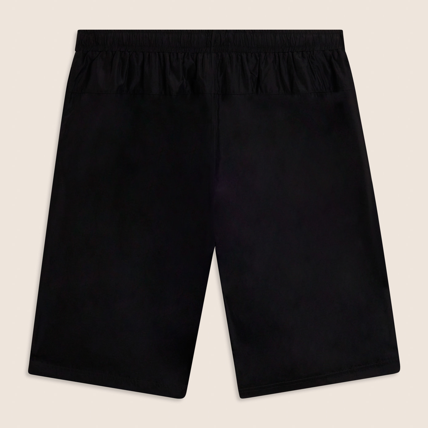 Pantaloni corti uomo tecnici con logo verticale