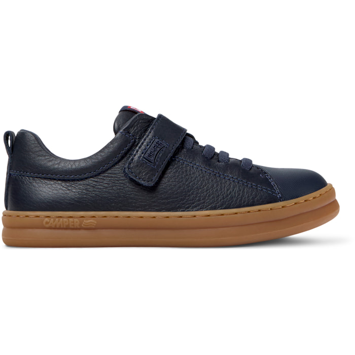 Sneakers - CAMPER Runner Four - Blu - Pelle liscia / Tessuto tecnico