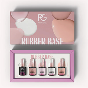 Set de Rubber Base Coats - 5x 15 ml