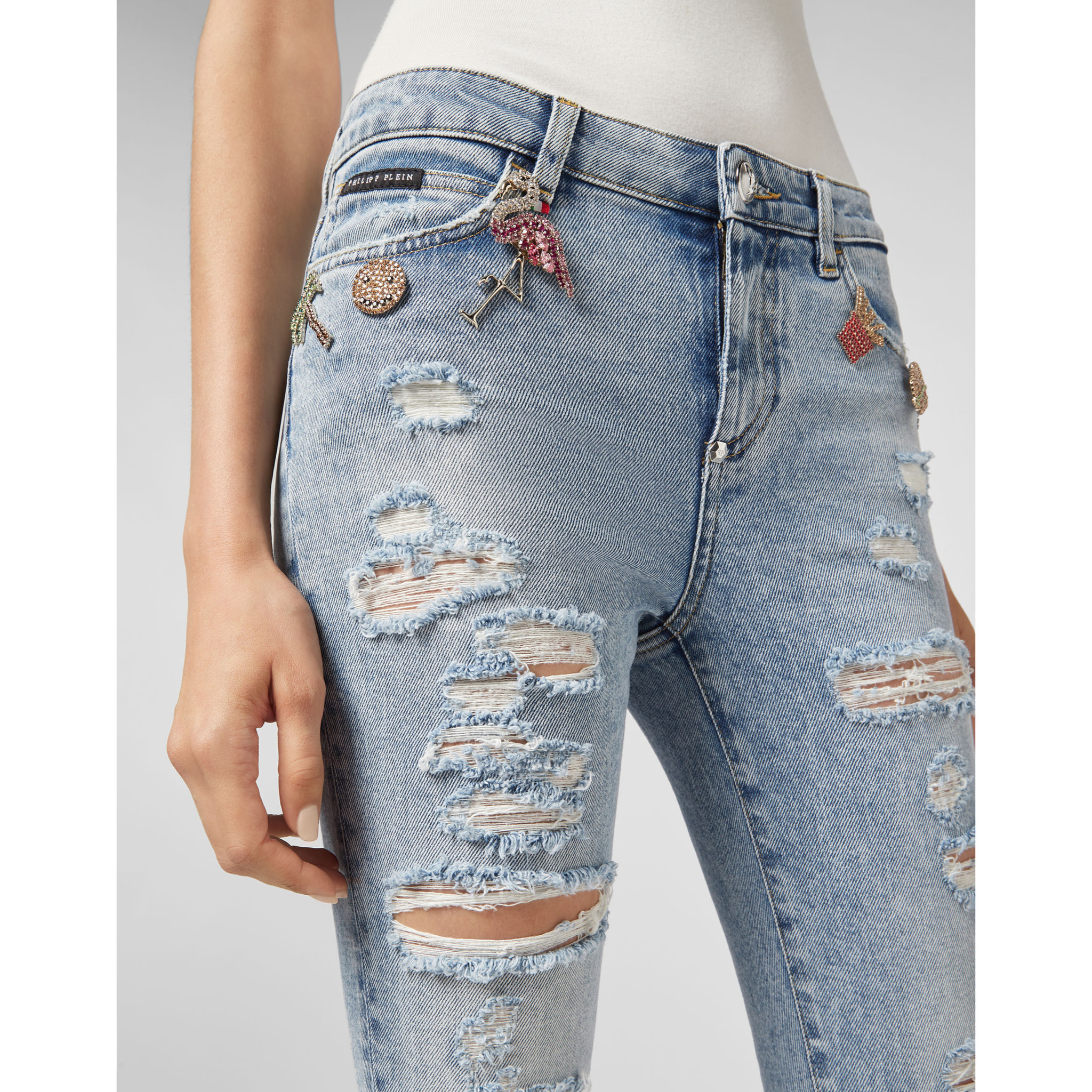 PHILIPP PLEIN Miss Slim Fit Crystal