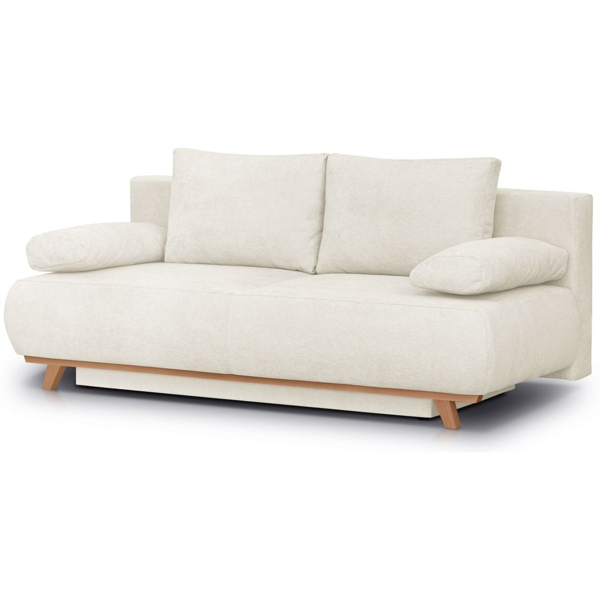 Canapé convertible 3 places en tissu chenille - LARIA