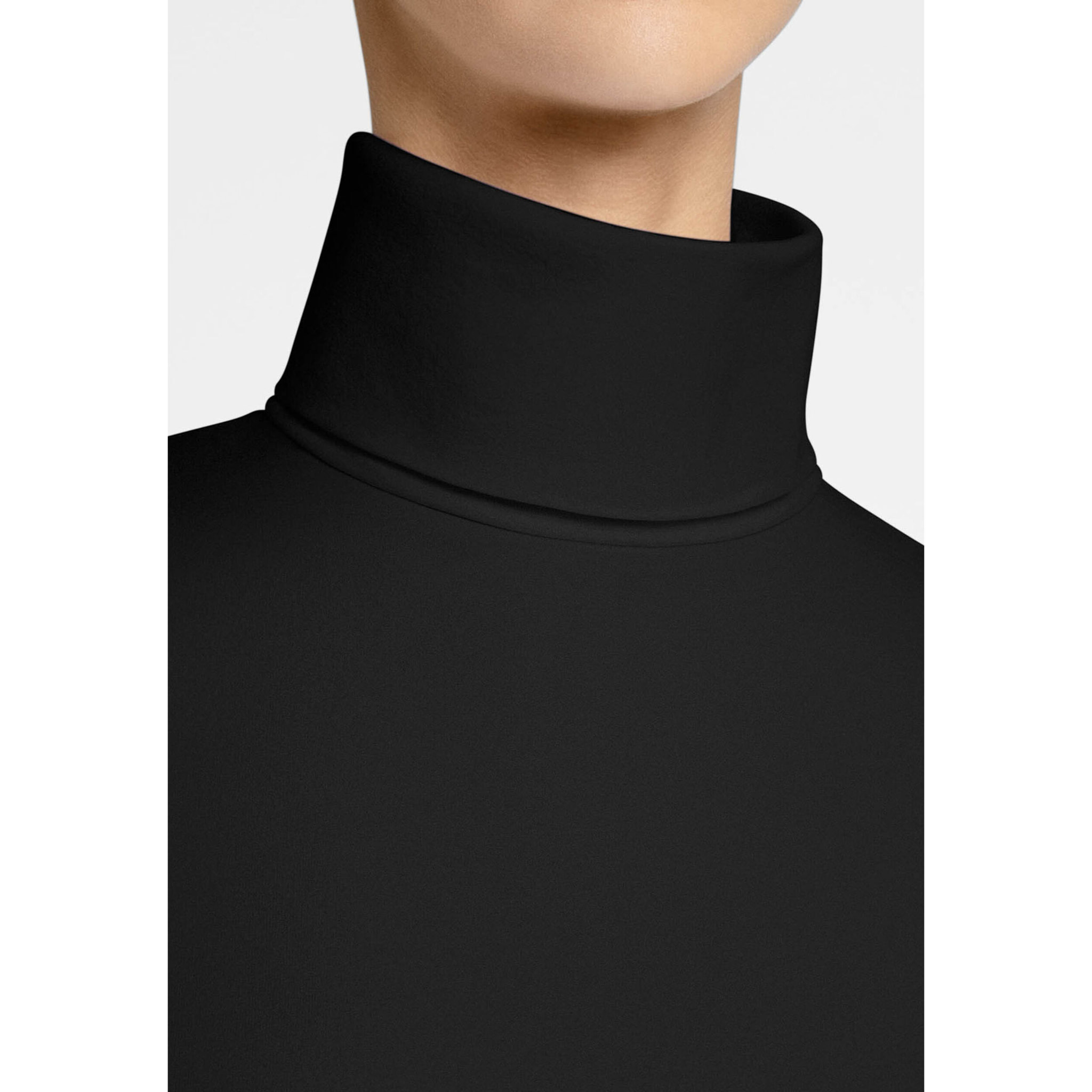 Top a maniche lunghe a collo alto Turtleneck Top Long Sleeves