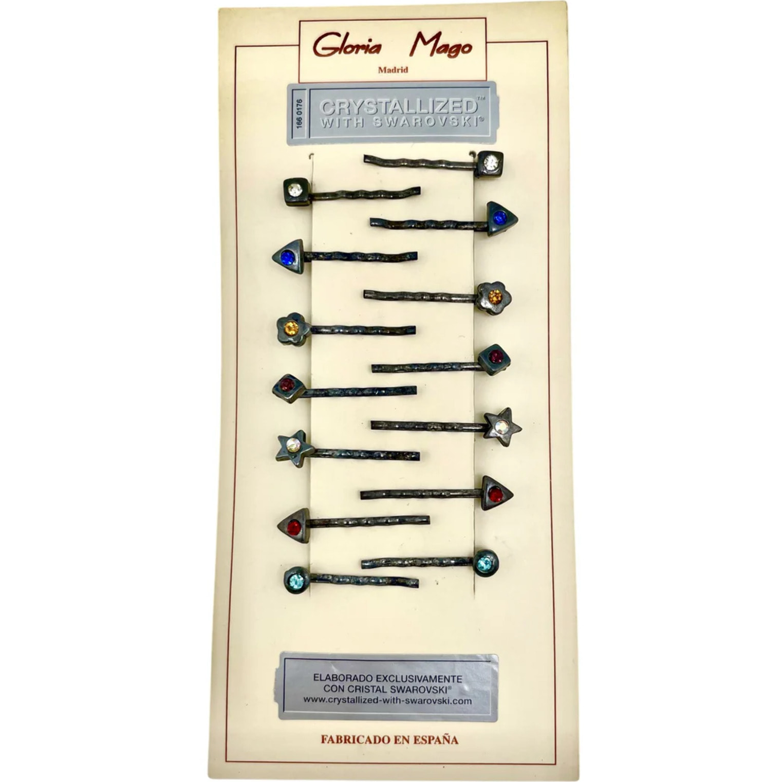 Pack 14 Mini Horquilla surtido geometrico y cristal SW