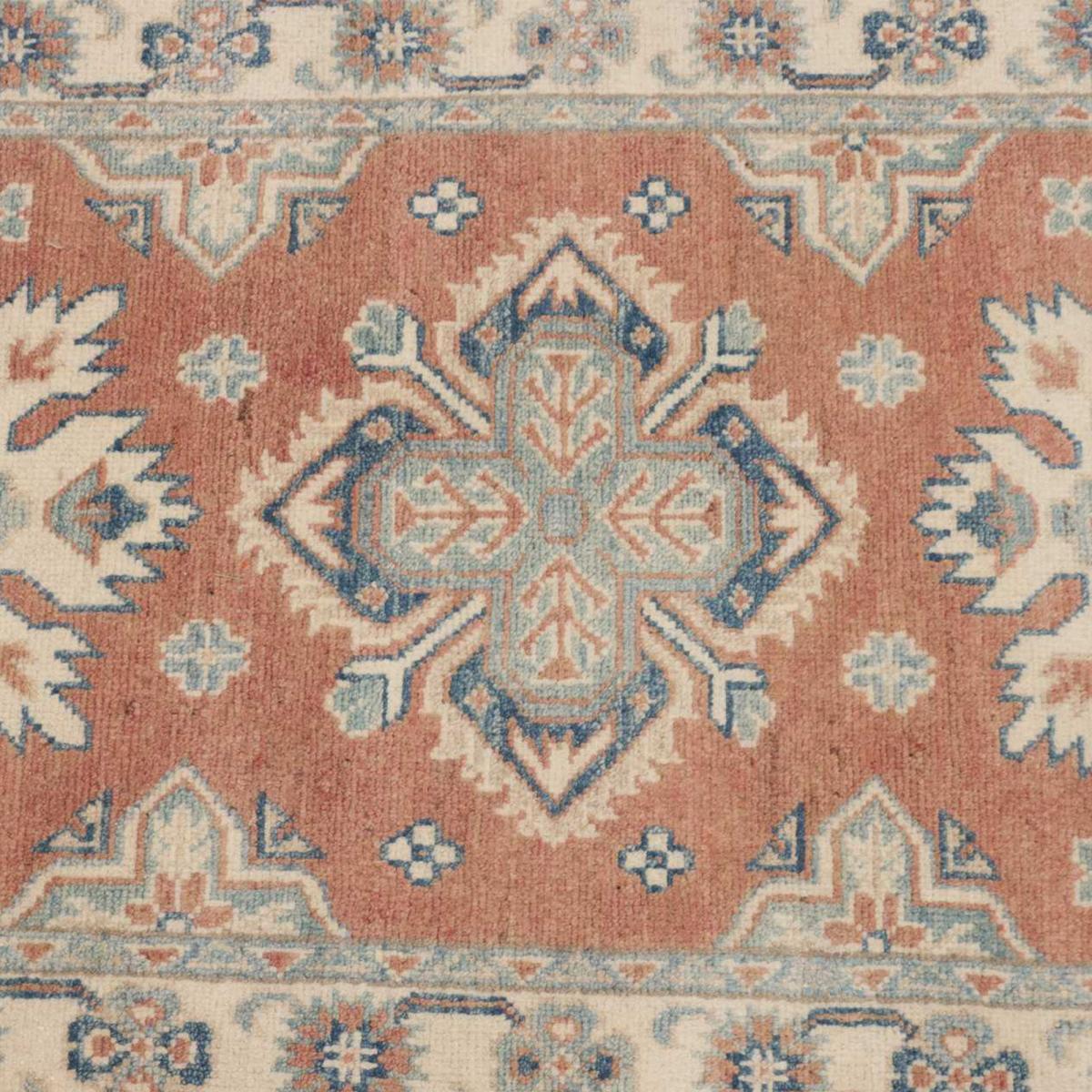 Tapis salon aux motifs géométriques, noué main, INEGE