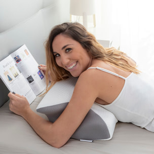 Almohada Viscoelástica Cervical con Contorno Ergonómico Conforti InnovaGoods - Blanco