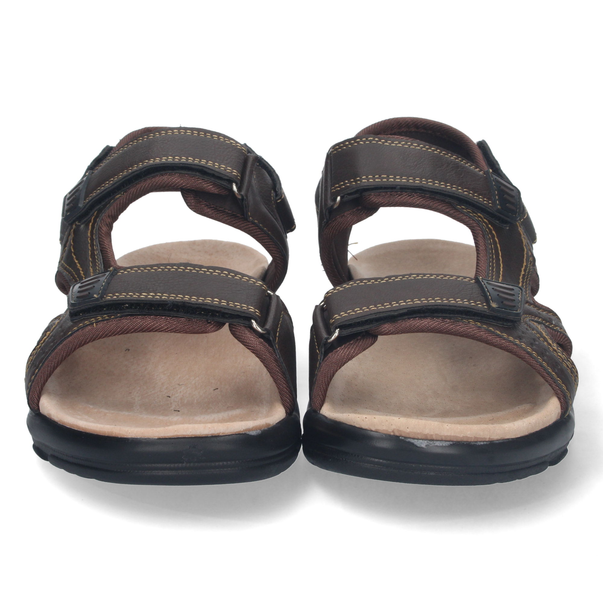 Sandalia Plana con Cierres de cierre autoadherente