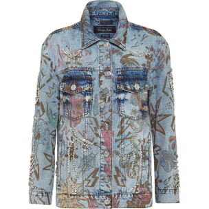 PHILIPP PLEIN Denim Jacket MONOGRAM