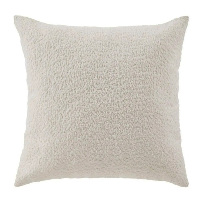 Housse de coussin bouclette - Ecru