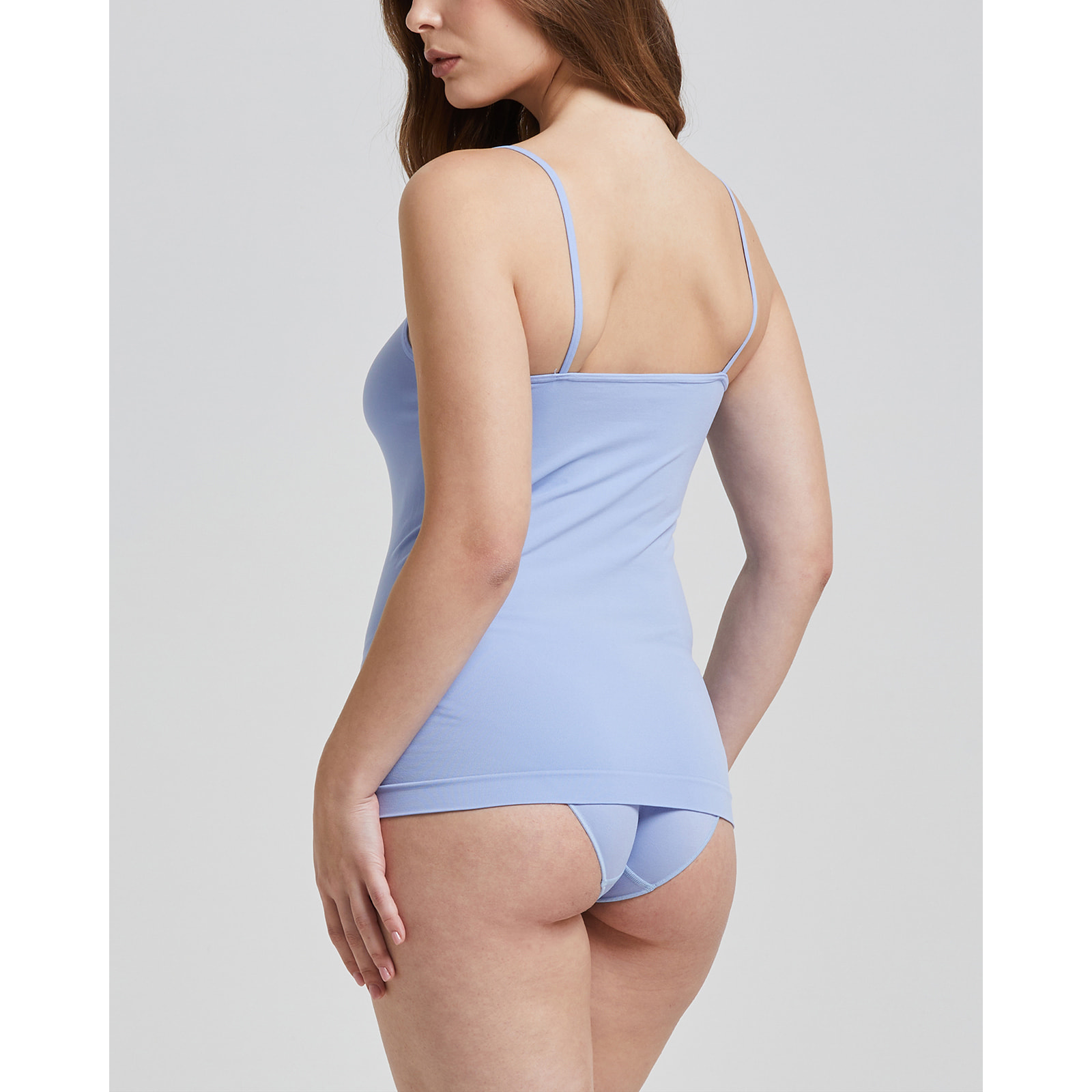 Canotta seamless con spalline sottili