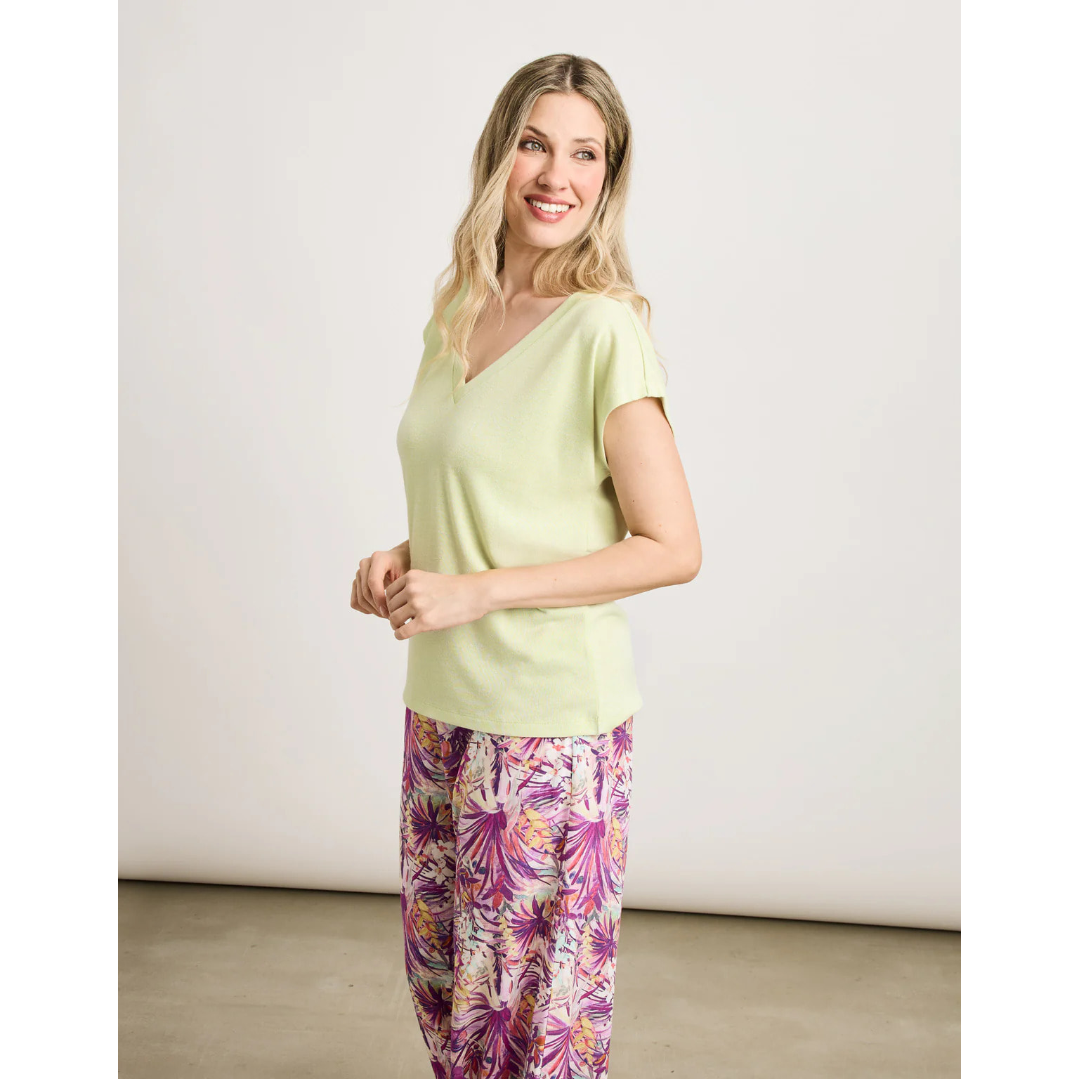 Camiseta Manga Corta Verde Claro - Imara