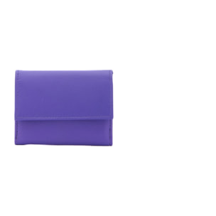 Portafoglio donna - Modello False - Ecopelle e poliestere - 10.0 x 7.5 x 2.0 cm