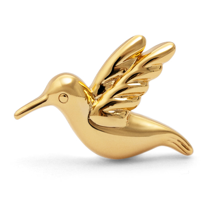 Orecchino Colibrì Placcato Oro