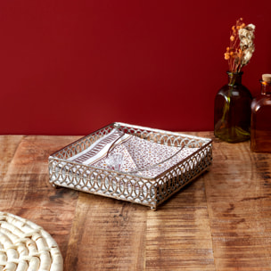 Plateau De Deco Metal Serviette2