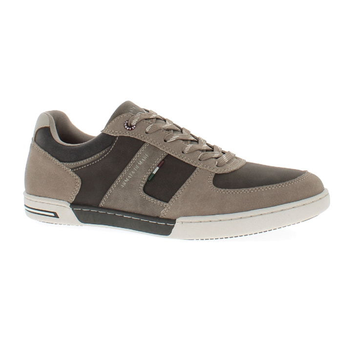 Armata di Mare Scarpe Uomo Sneakers Basse Stringate con Soletta Rimovibile in Memory Foam AMU W24M601 Taupe