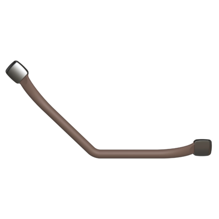 Barre d'appui coudée 135° PELLET Mana Taupe