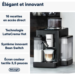 Expresso Broyeur DELONGHI FEB4455.B Rivelia Latte Noire