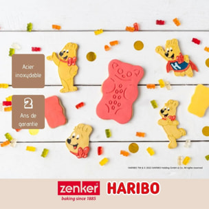 Lot de 2 emporte-pièces nounours Zenker par Haribo