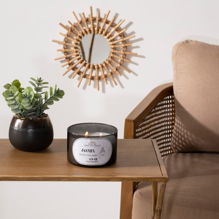 Bougie parfumée "Snow" jasmin 470g