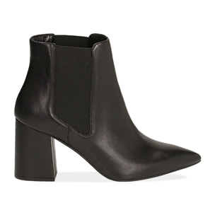 Chelsea boots neri in pelle di vitello