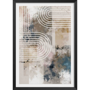 Affiche Arc Alto Affiche + cadre en bois - Noir