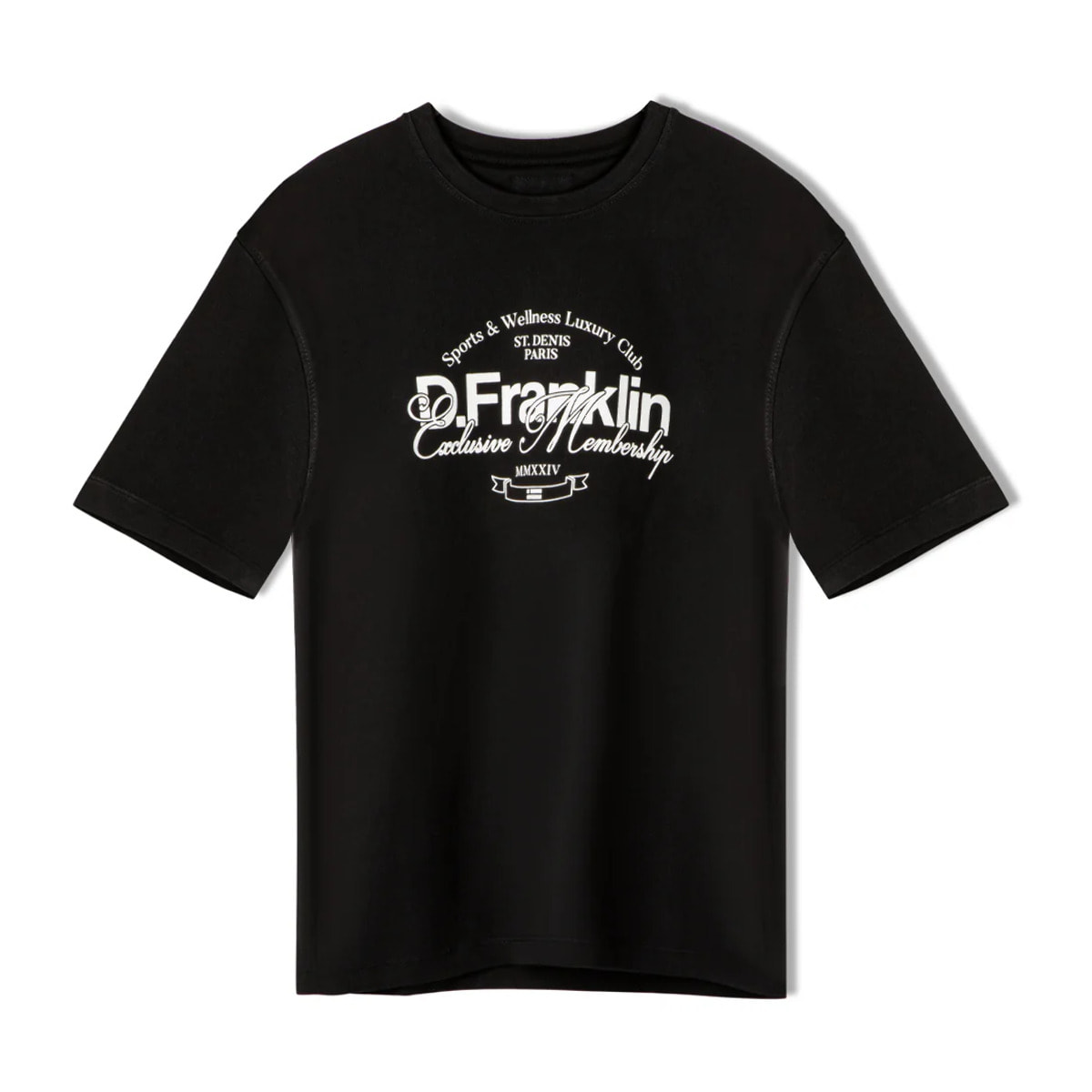 Camiseta de Hombre St.Denis Club Negro / Blanco D.Franklin