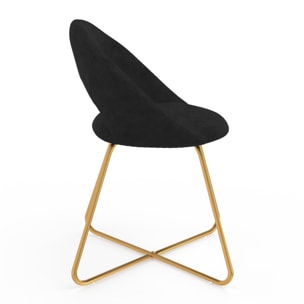 Chaises Malone en velours