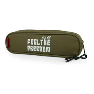 Estuche Escolar Route 66 North Carolina Kaki