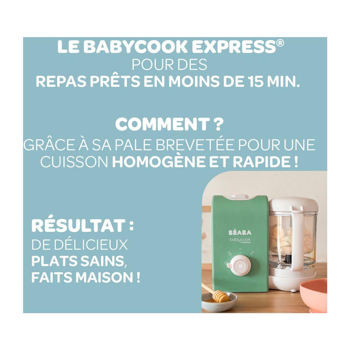 Mixeur Cuiseur Bébé BEABA Babycook Express vert sauvage