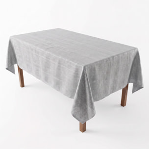 Tovaglia antimacchia in poliestere - GRIGIO/ARGENTO