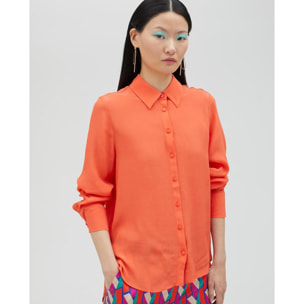 Camicia basic in seta