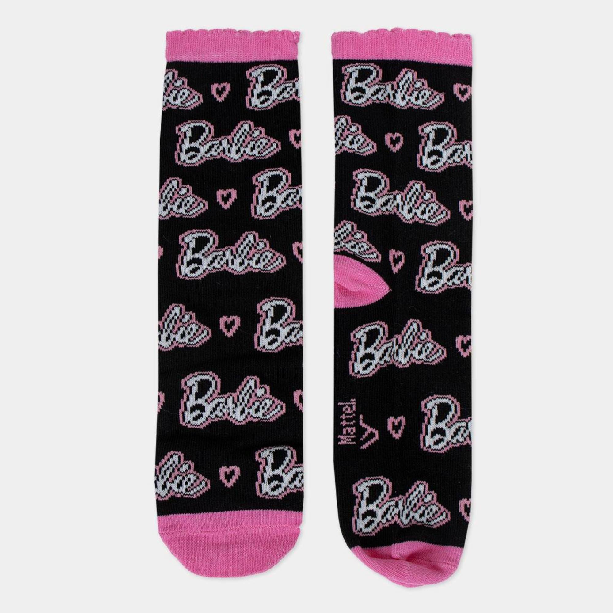 Pack de 4 calcetines infantiles barbie
