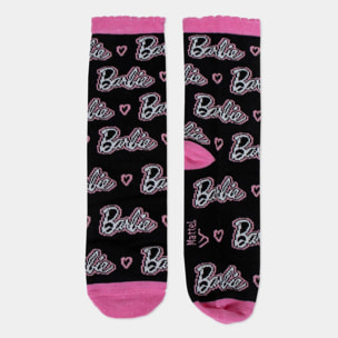 Pack de 4 calcetines infantiles barbie
