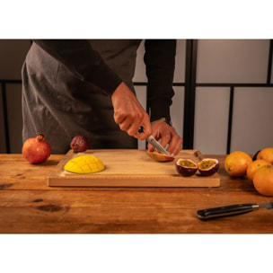 Coltello spelucchino Hashi Damas - acciaio damasco giapponese - lama: 12 cm