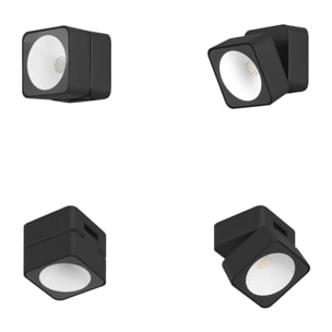 Forlight Tilt - Aplique LED Exterior Orientable. Aplique de Pared para Jardín y Terraza con LED 7W Blanco Cálido 3000K y 663lm.