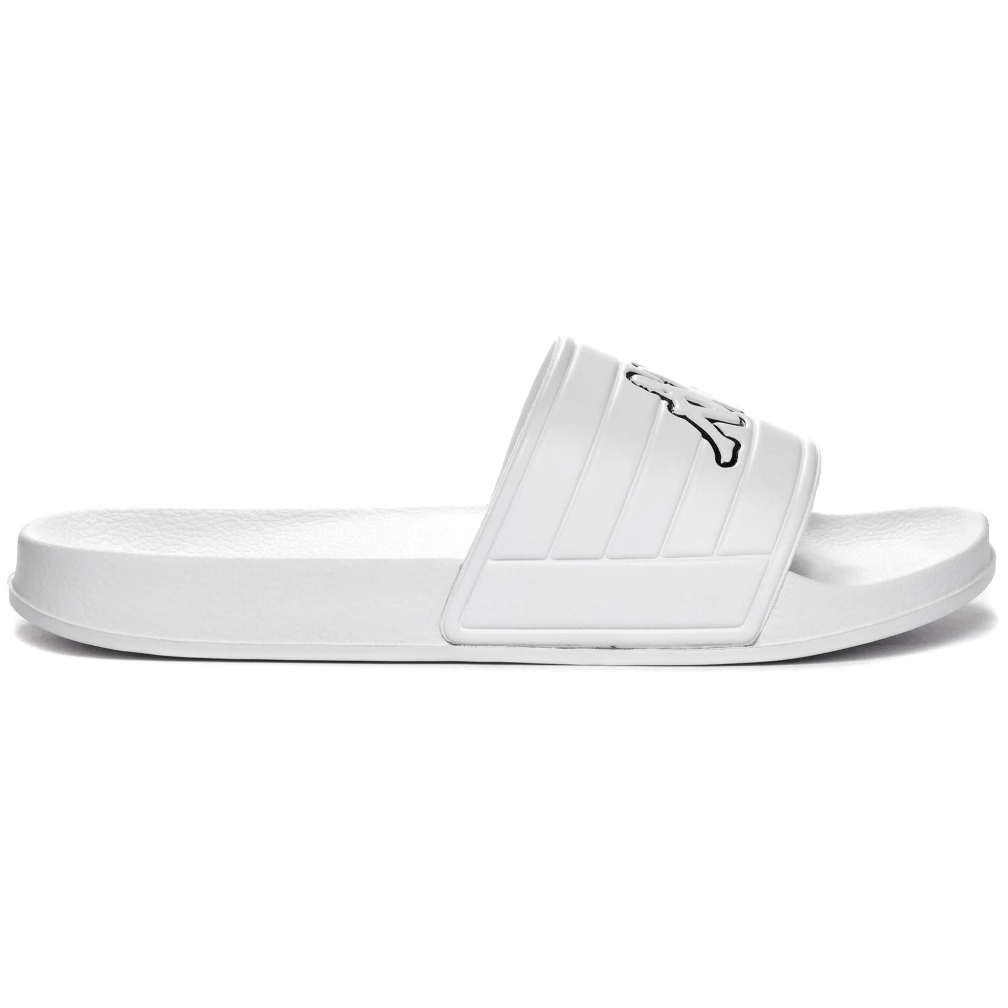 Kappa - Ciabatte Uomo Donna Bianco - Logo Noles